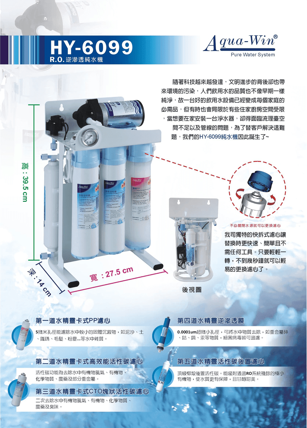 #淨化除垢系列 #Aqua-Win #HY-6099